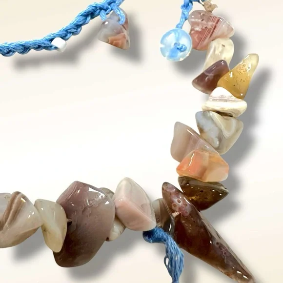 Free People Ariana Ost Paris Single Layer Necklace NWT Bohemian Beach Artisanal - Picture 7 of 16